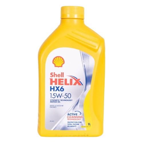 1 لتر- زيت موتور شل- HX6 هيلكس- 15W 50